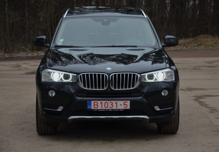 Tikko ievests. BMW X3 X-Line, X-Drive ar 2.0d B47 (140Kw-190Z/s).  Dīzeļa motoru un  automātisko ātrumkārbu.
