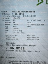 VW Caddy 7 Vietas Gara bāzē Minivans Dīzelis