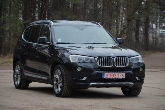 Tikko ievests. BMW X3 X-Line, X-Drive ar 2.0d B47 (140Kw-190Z/s).  Dīzeļa motoru un  automātisko ātrumkārbu.