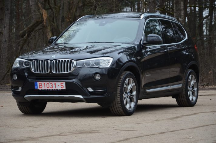 Tikko ievests. BMW X3 X-Line, X-Drive ar 2.0d B47 (140Kw-190Z/s).  Dīzeļa motoru un  automātisko ātrumkārbu.